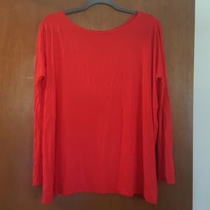 Red PIKO Long Sleeve Top